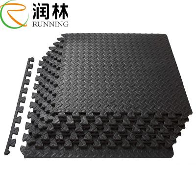 China Piso Tatami EVA Foam Floor Puzzle Carpet Grey Geometric Stylish Baby Triangle à venda