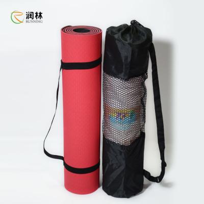 China Ioga Mat Anti Tear Non Slip do TPE da aptidão de Pilates com marcas de alinhamento à venda