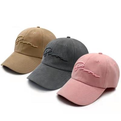 China R060 COMMON fashion hat artificial leather woolen baseball cap embroidery hip hop korean print hat can be made to LOGO for sale