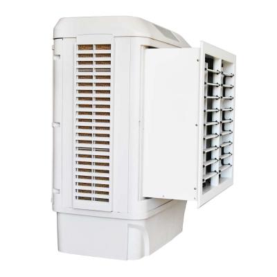 China Factory 8000m3/h Evaporative Cooler Wall Mounted Desert Water Window Industrial Air Cooler for sale