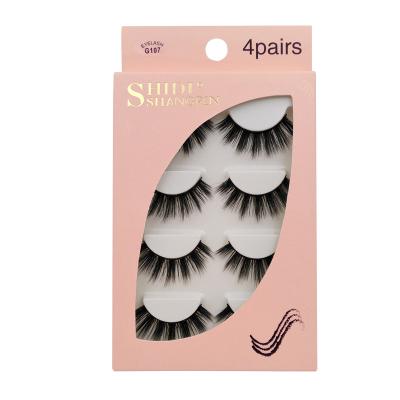 China Full Strip Lashes Wholesale OEM Private Label Good Quality Reusable Mink Eyelashes Box False Eyelashes Packaging Box for sale