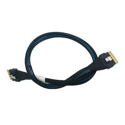 China SlimSAS 8i (SFF-8654) to SlimSAS 8i (SFF-8654) Camera Cable-80cm for sale