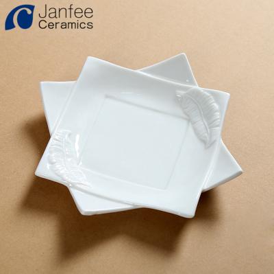 China Jewelry Packaging & Wholesale Display Square Shape Ceramic Trinket Dish Trinket Tray for sale