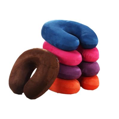 China Factory Wholesale Custom Made Anti-Static U Shape Memory Foam Neck Pillow RV Neck Pillow Foam Travel Neck Support for sale