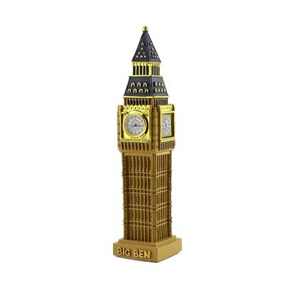 China Custom Europe London Souvenir Resin Big Ben Clock Miniature for sale