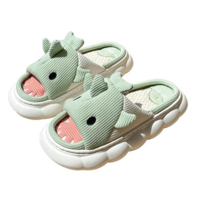 China Fashion trend non slip 2022 light cloudy slipper children's memory shark foam slippers male ladies sandals and slippers for sale