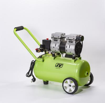 China 50-60Hz 0.8hp 100-240v 8bar Silent Oil Free Metal Tank 24l Portable Air Compressor for sale