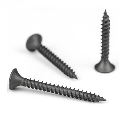 China Custom Wood Pan Metric Black Gypsum Board Adjustment Set Screw Drywall Screw Manufacturer for sale