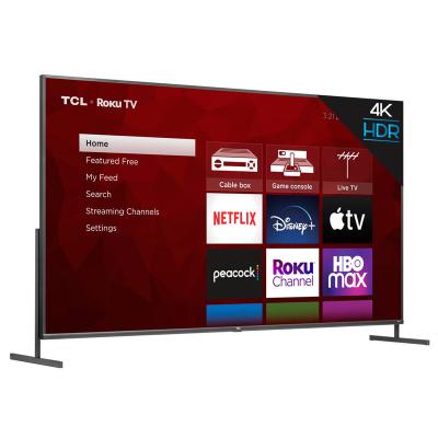 China Hotel TV TCL 85 Inches Smart LED TV 85S435 With YouTube Google Gaming NETFLIX 4K FULL HDR10 ROKU Wide Color TV for sale