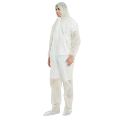 China Manufacturer Warm Breathable Wake Hooded Nonwoven Disposable And Foot Protectiveclothing for sale