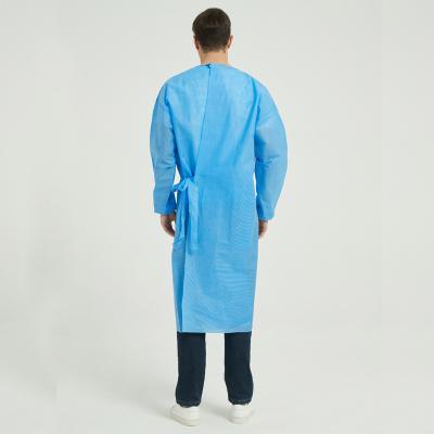 China Breathable Product Isolation Surgical Medical Gown On Disposable Insolation Gown for sale