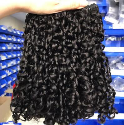 China Brazilian Pixie Curl Human Hair Extension Cuticle Aligned Hair Vendor Pulled Super Virgin Hair Bundle Wholesale 12A Double Pixie Curl Funmi for sale