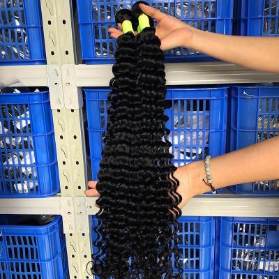 China Peruvian Hair Mix Deep Wave 9a Grade Volume, Raw Unprocessed Cuticle Aligned Deep Wave Bundles, Wholesale Virgin Hair Weaves Vendor for sale