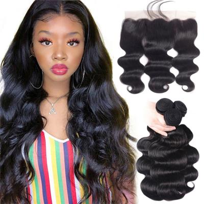 China Wholesale Unprocessed Brazilian Remy Human Hair Weave Bundles 100% Virgin Brazilian Body Wave Hair Bundles From FUMI for sale