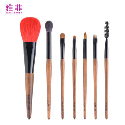 Chine 267A68107 7 pièces ensemble de pinceau de maquillage de marque privée de luxe ensemble de pinceau de maquillage pour poils d'animaux à vendre