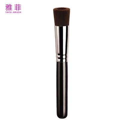 China Durable Round Head Liquid Foundation Brush Nylon Wool Soft Without Shedding for sale