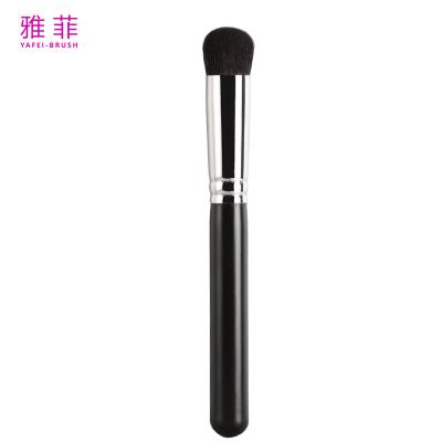 China Small Round Head Powder Highlighter Brush Natural Halo Dyeing Portable Makeup Brush for sale