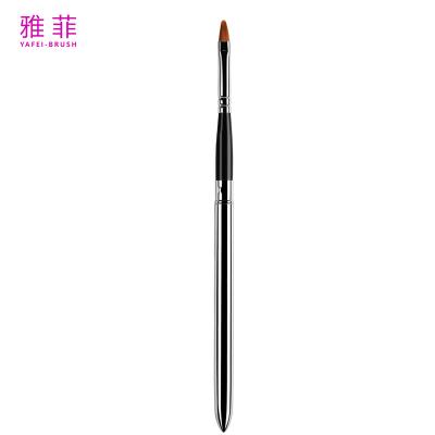 China Durable Copper Cover Lip Makeup Brushes Mini Lip Brush Easy To Clean for sale