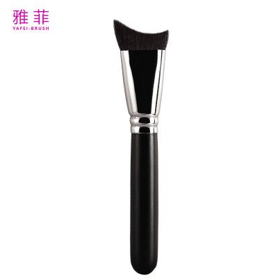 China A81 Oblique Angled Shadow Brush Single Wool Powder Blush Brush Cruelty free for sale