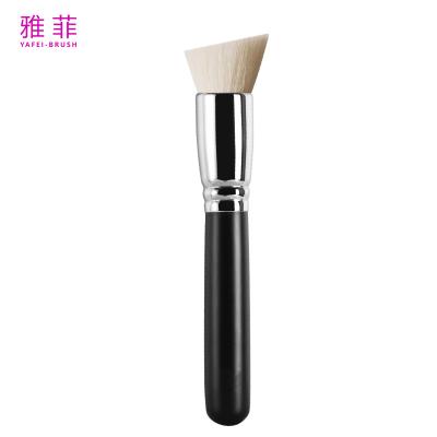 China Oblique Angled Foundation Brush Single Foundation Brush OEM/ODM for sale