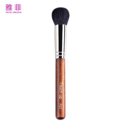 China F07 Black Fluffy Dense Animal Hair Makeup Brushes With Copper Ferrule for sale