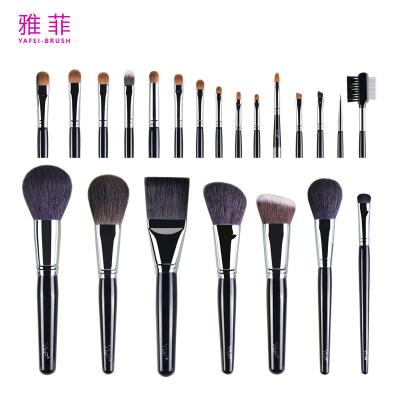 China Koperen buis 22pcs Luxe make-up borstel set Gezicht make-up borstel set Te koop