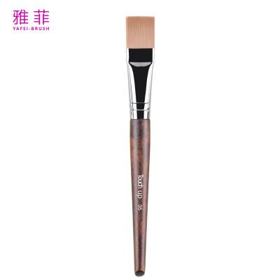 China TOUCH UP 05  High-End Ultra Fine Thin Flat Liquid Foundation Brush Synthetic Hair Copper OEM ODM Manufactor for sale