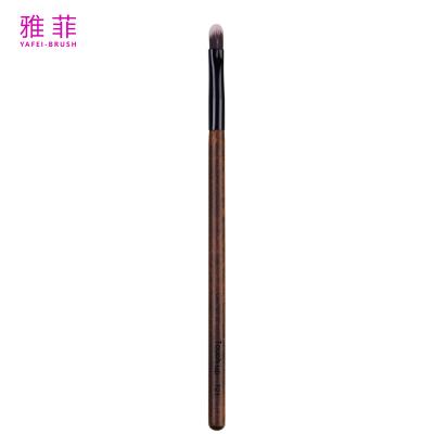 Cina T21 personalizzazione precisione concealer eyeshadow sottile stretta firme sintetica vegano brillo manifatturiero pennello di trucco fabbrica in vendita