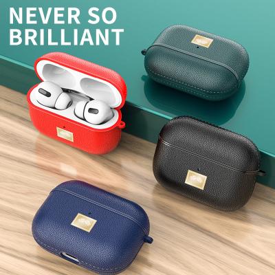 China 2021 New Products Designer Charging Box Bags Comfortable PU Leather Cover High Quality Wireless Earphone Accessories For Apple AirPods 3 pro for sale