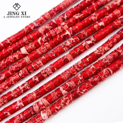 China DIY Jewelry Making Wholesale Nature Stone Loose Gemstone Beads Emperor Turquoise Beads DIY Jewelry Making Bracelet Necklace for sale