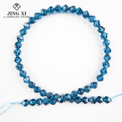 China DIY Jewelry Making Low Price 8mm Wholesale Blue Crystal Beads For Making Jewelry Faceted Crystal Loose Beads for sale