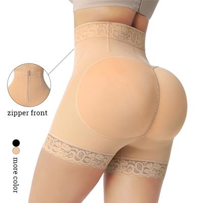 China Antibacterial Control High Quality Antibacterial High Quality Women Abdomen Trimmer Compression Elasticity Abdomen Trimmer Shapewear Butt Lifter Shorts for sale