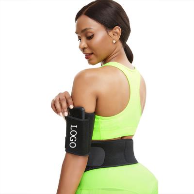 China Wholesale Custom Logo Two Piece Antibacterial / Pair Women Neoprene Sauna Sweat Jogging Wear Arm Shaper for sale