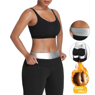 China New Arrivals Antibacterial Silver Movie Women Tummy Trimmer Waist Trainer Seamless Leggings High Waist Yoga Pants for sale