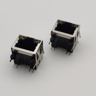 China China Factory Price RJ45 8P8C Network Female Connector Gold Plated UTP Stp With LED Lamp FBFC for sale