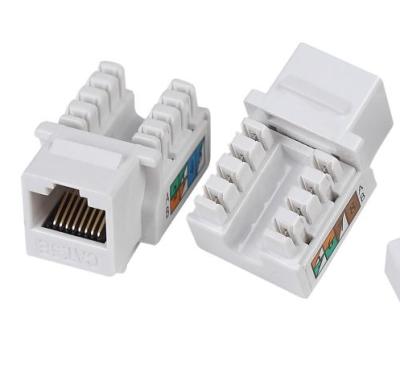 China Microwave RJ45 CAT5E/CAT6 Keystone Jack 8P8C in stock for sale