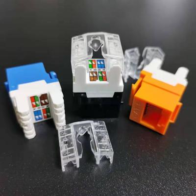 China China wholesale good quality RJ45 CAT6 utp keystone jacks modular ethernet rj45 coupler FB-KJ accepting RJ45 jacks for sale