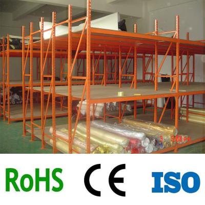 China SPECIAL Steel Corrosion Protection Columns 6 Columns Straight Medium Duty Storage Shelves With Wooden Board for sale