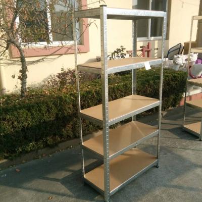 China Corrosion Protection Low Price DIY Light Zinc Storage Shelf Rack, Angle Iron Storage Rack for sale