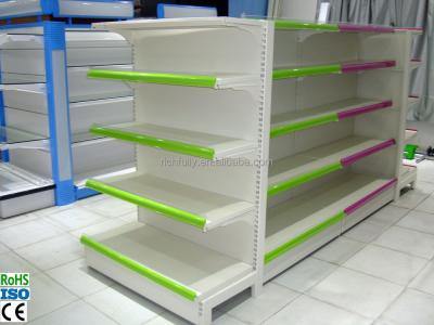 China CE Certificate Single Sided Good Price Fashion Metal Store Pharmacy Shelves For Sale for sale