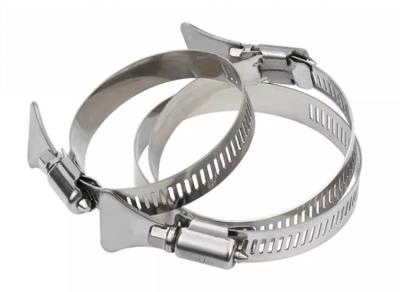 China American Usa Standard Stainless Steel Worm Drive Hose Clamp High Quality 1 Inch for sale