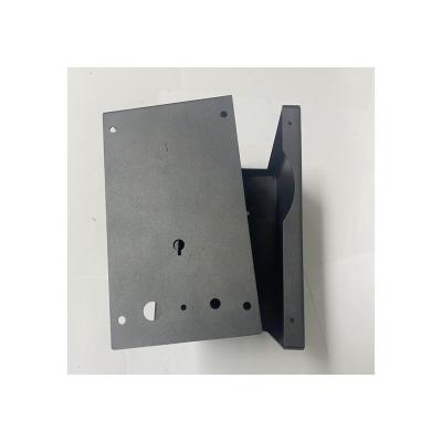 China Galvanized Steel / Carbon Steel / Stainless / Aluminum Alloy L Shelf Bracket With Powder Coating Custom Sheet Metal Fabrication for sale