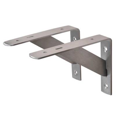 China Galvanized Steel/Carbon Steel/Factory Price Metal Bracket Word Plate Z Shaped Bracket Stainless/Aluminum Alloy Industrial Iron Shelf Divider for sale