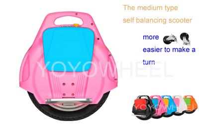 China Pink solo wheel foldable Stand Up Scooter , Self Balancing Electric monocycle for sale