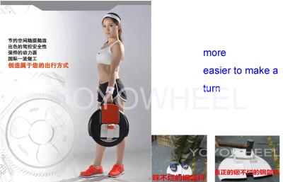 China 130W lithium battery Powered One Wheel Stand Up Scooter for traffic jam for sale