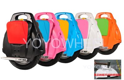 China foldable Stand Up Gyroscopic Electric Unicycle , solo wheel Electric Unicycle for sale