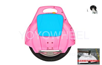 China Teenager pink Gyroscopic Electric Unicycle , Gyro One Wheel Stand Up Scooter for sale