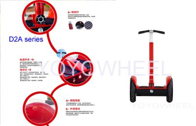 China Gyro Stabilized self balance 2 Wheel Stand Up Electric Scooter segway type for sale