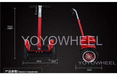 China Two Wheel Stand Up red 1000w Electric Chariot Scooter ,  segway electric scooter for sale