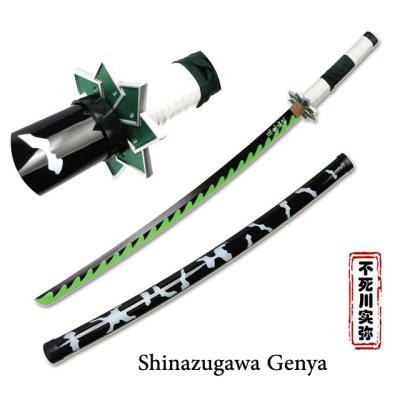 China Japanese Anime Cosplay Bamboo Swords Demon Slayer Sword-Agatsuma Zenitsu Samurai Sword for sale